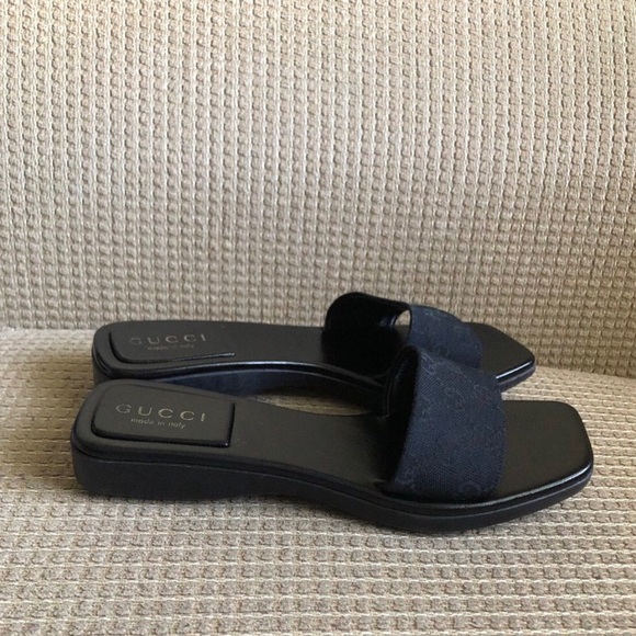 AUTHENTIC MONOGRAM GUCCI SANDAL - Picture 6 of 9